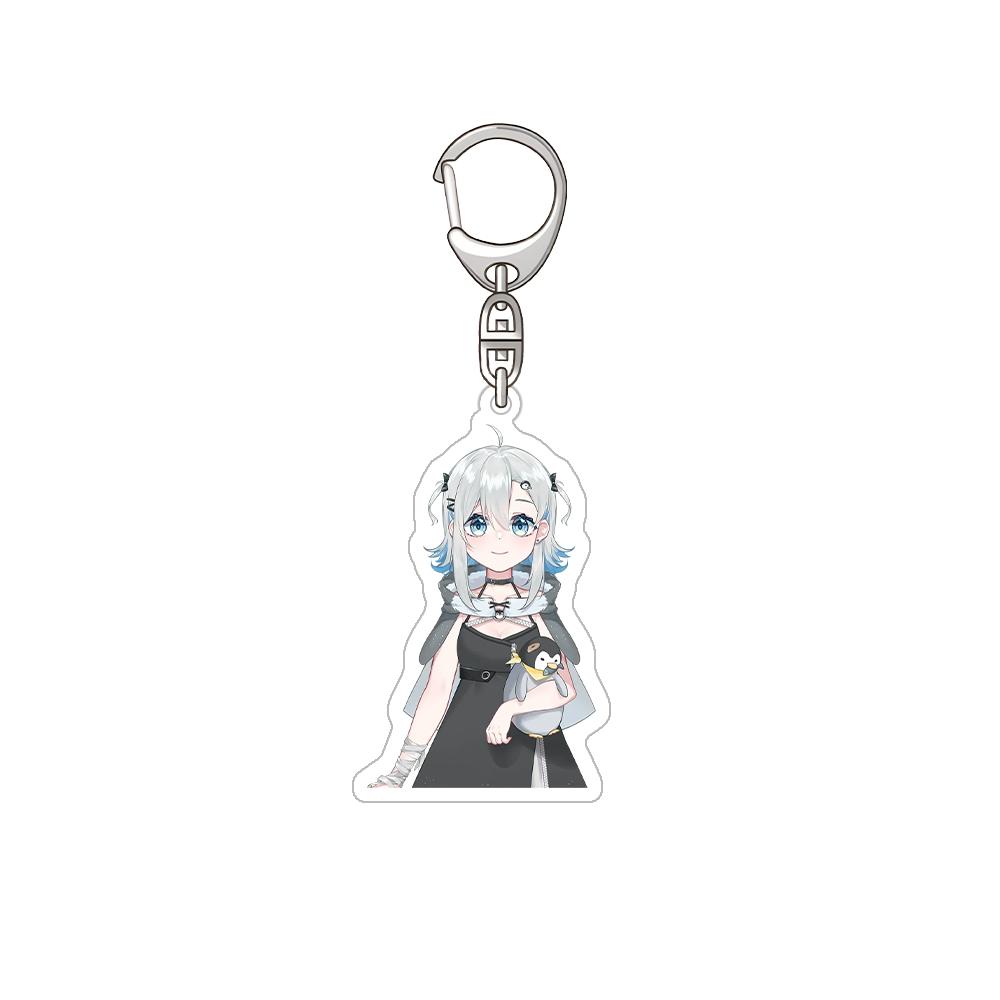 Nijisanji Aza Michiya Kouichi Inochi Urushiha Hunger Mikoto Miki Kioi Kima Tabbiito HD Acrylic Keychain Bag pendant anime goods