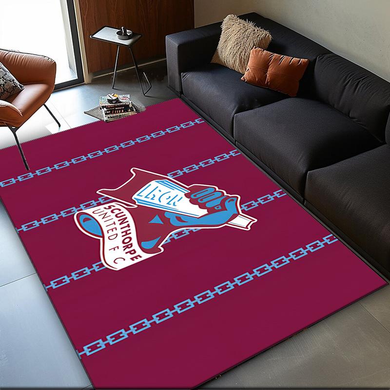 1PC rug Scunthorpe Fc Emblem Carpet, Chair Rug,Area Rug for Office Bedroom living rooms bedroom, Doormat decor Christmas fan gifts