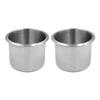 RVs Accessories Rustproof Recessed Insert Drink Holder RVs Cup Holder for Trailer Campers Stainless Cup Can Holder