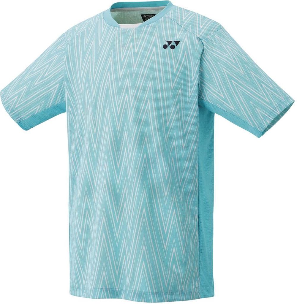 Yonex Short Sleeve Uniform Game Water Green Size L Shirt, (048),