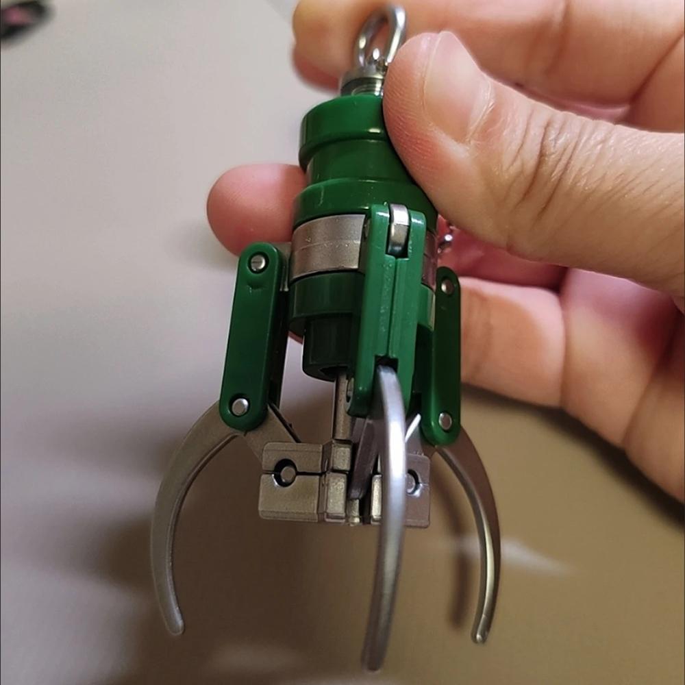 Yaratıcı Mini Langırt Makinesi Pençe Anahtarlık Kadınlar İçin Plastik Malzeme Parmak Ucu Tutucu Kız Çocuk Çantası Kolye Anahtarlık Takı N908