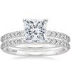 Arvaleff S925 Sterling Silver Women's Ring Set with 2 Carat 6x8 Rectangular Zirconia - European & American Hot-Selling.