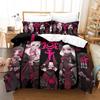 Soulfire Demons Bedding Set Single Twin Full Queen King Size Bed Set Adult Kid Bedroom Duvet Cover Sets 3D Anime Bed Sheet Set