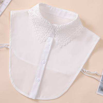 Autumn-winter Multi-functional Inner Collars—versatile, Simple Lace Embroidery New-style Shirt Fake Collars