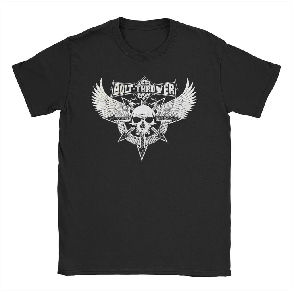Bolt Thrower Rockband Logo T-Shirts Herren Damen Baumwolle Verrückte T-Shirts Rundhals T-Shirt Kurzarm Kleidung Sommer