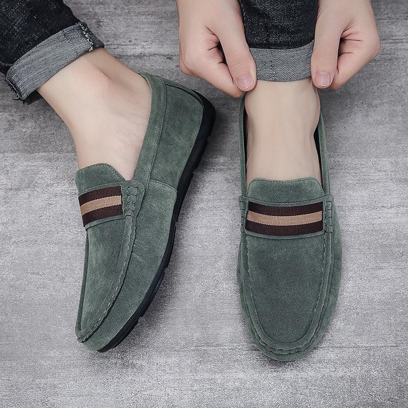 Nové pánské boty Doudou pánské boty ležérní boty všestranné sedí na nohu líné jednopědalové řidičské boty muži