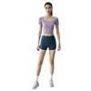 Womens High-Waisted Yoga Shorts With Butt-Lifting Effect 75% Nylon 25% Spandex Ultra-Stretchy Fitness Running