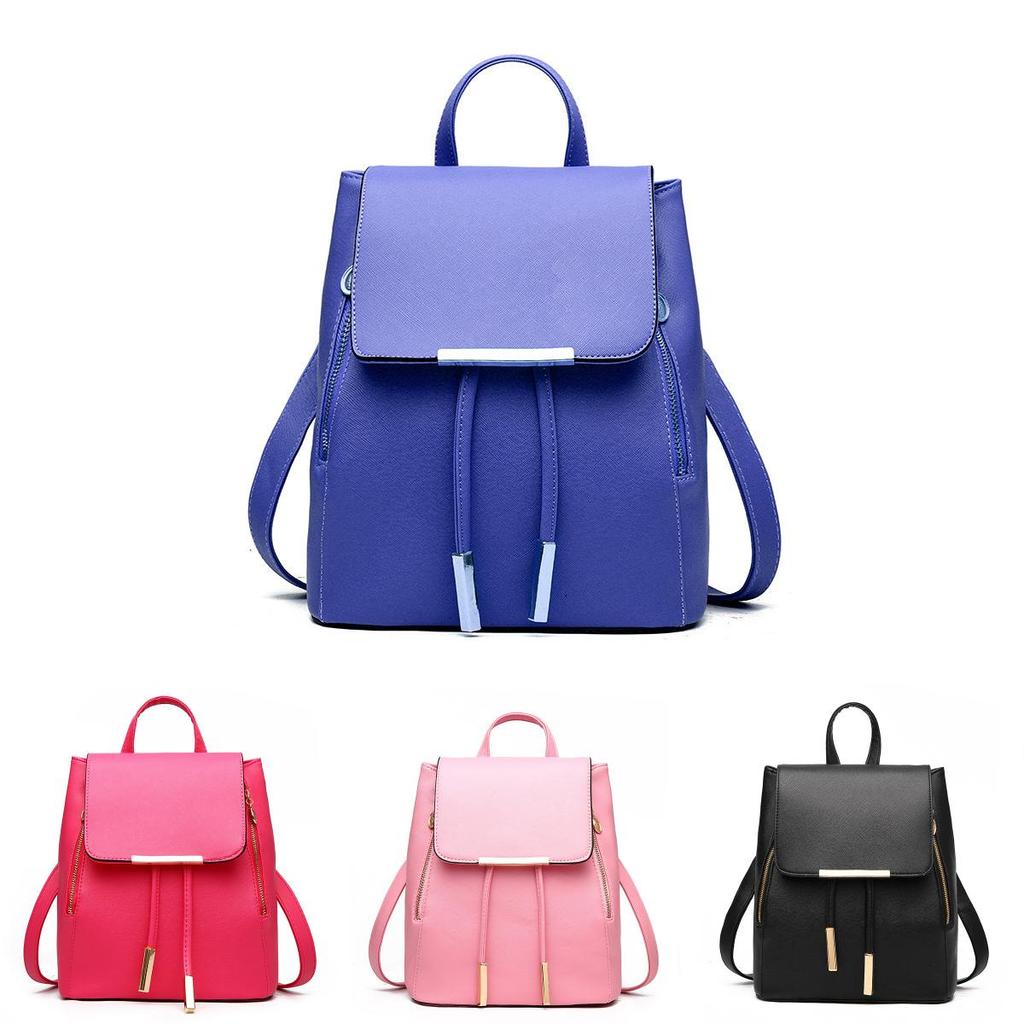 Elegant Fashion Women Girls Backpack For Travel School Handbag And Clutch Bag