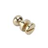 20set Brass Rivets Abrasion Resistance Imitation Gold Luggage Hardware Accessories for Craft Enthusiasts