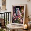 5D DIY Frameless Pearl Painting The Little Bird Pattern Painting Kit, Suitable for Home Living Room Bedroom and Other Wall Decoration Art Paintings