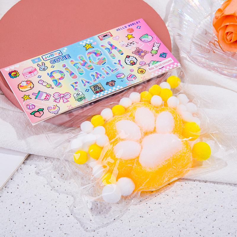 

Игрушка-антистресс в виде плюшевой кошачьей лапы большого размера [In Stock for Immediate Shipment]