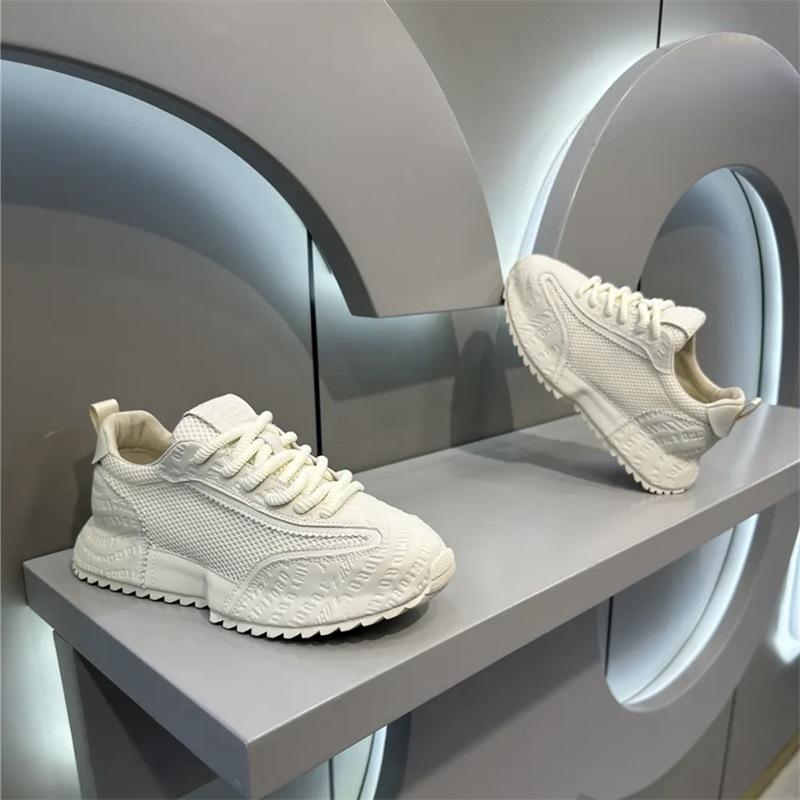 

Модные однотонные нескользящие модные дышащие повседневные туфли с повышенным комфортом популярные новые кроссовки для бега и спорта для подростков 39 белый