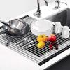 STEEL ROLL-UP DISH DRYING MAT FOR SINK 3144