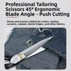 Ergonomic Tailor Scissors 8-12inch Leather Cutting Scissors Fabric Scissors  Craft Projects
