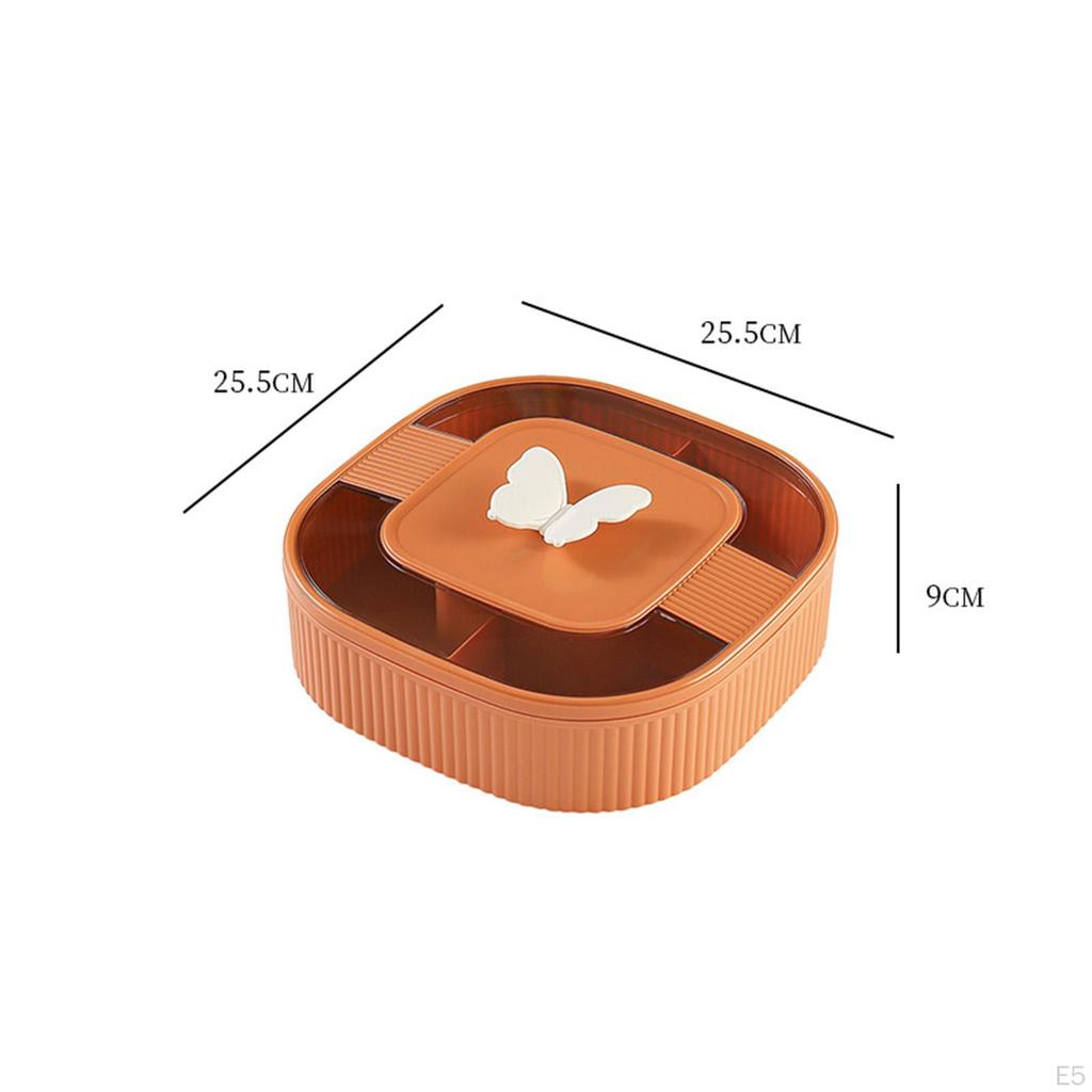 Divided Serving Tray Candy and Nut Container Organizer Bowl Reusable Dishes