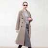 100% Wool Women Coat Autumn Wool Long Coat Handmade Pea Coat Winter Warm Wool Long Jacket Overcoat