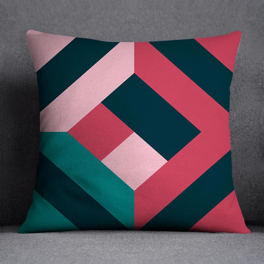 Wohnkultur Geometrische Design Kissenbezug Schlafzimmer Wohnzimmer Minimalistischen Büro Auto Innen