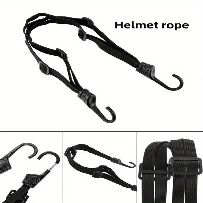 Motorcycle helmet belt Motorcycle accessories hook trunk telescopic elastic rope fixing belt