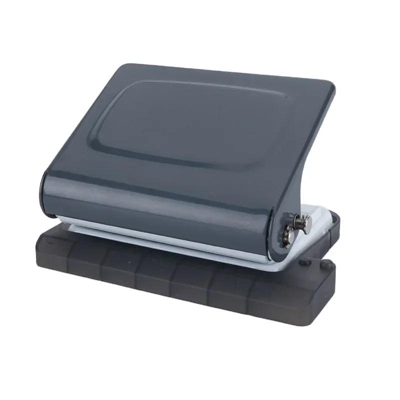 

10 Hole Punch Paper Punching Book Binding Card Portable Production Manual Handheld Studio Paper File Machine сірий колір