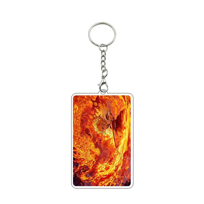 

Anime 8cm Kamado Tanjiro Nezuko Agatsuma Zenitsu Cartoon Characters Acrylic Keychain Accessories Car Pendant Gifts Toy Wholesale about 8cm