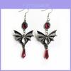 Gothic Vampire Bat Earrings With Alloy Material For Women Fashion Jewelry