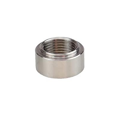 O2 Sensor Adapter M18 X P1.5 for Air Fuel Ratio/A/F Meter Installation, Stainless Steel Welding Boss (Boss _ Individual Packaging)