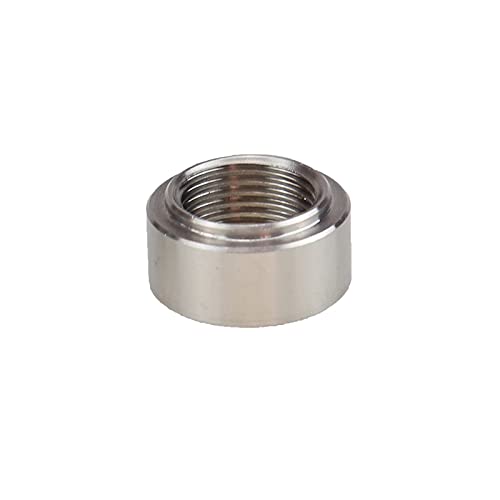 O2 Sensor Adapter M18 x P1.5 for Air Fuel Ratio/A/F Meter Installation, Stainless Steel Welding Boss (Boss _ Individual Packaging)