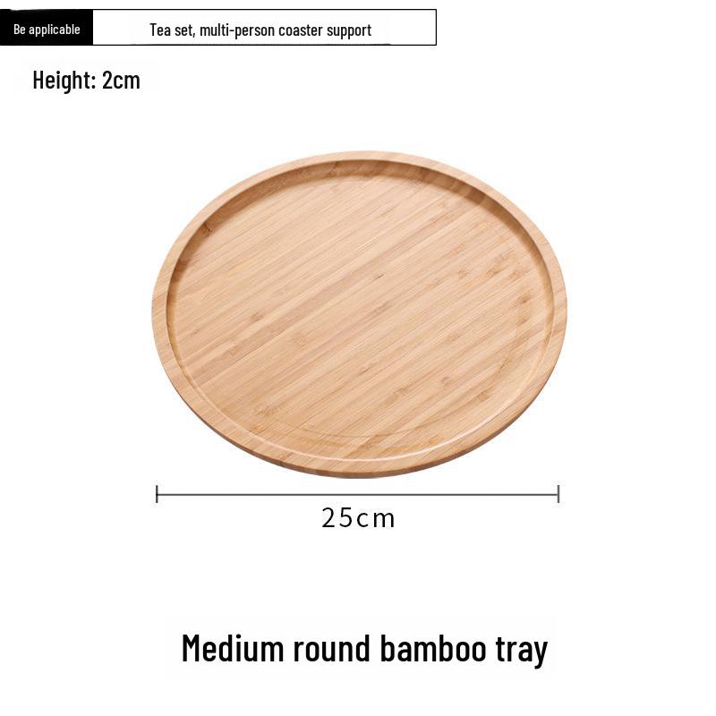 Japanese Bamboo Rectangular Tea Tray - Versatile for Household, Restaurant, Barbecue, Water Cup Storage, and Serving.