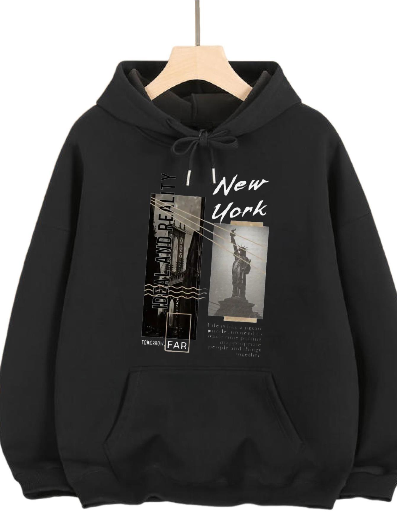 

Men S Hoodie Pullover Sweatshirt Anti Pilling Machine Washable Soft Material Long Sleeve Casual Winter Wear for Urban Streetwear 3XL