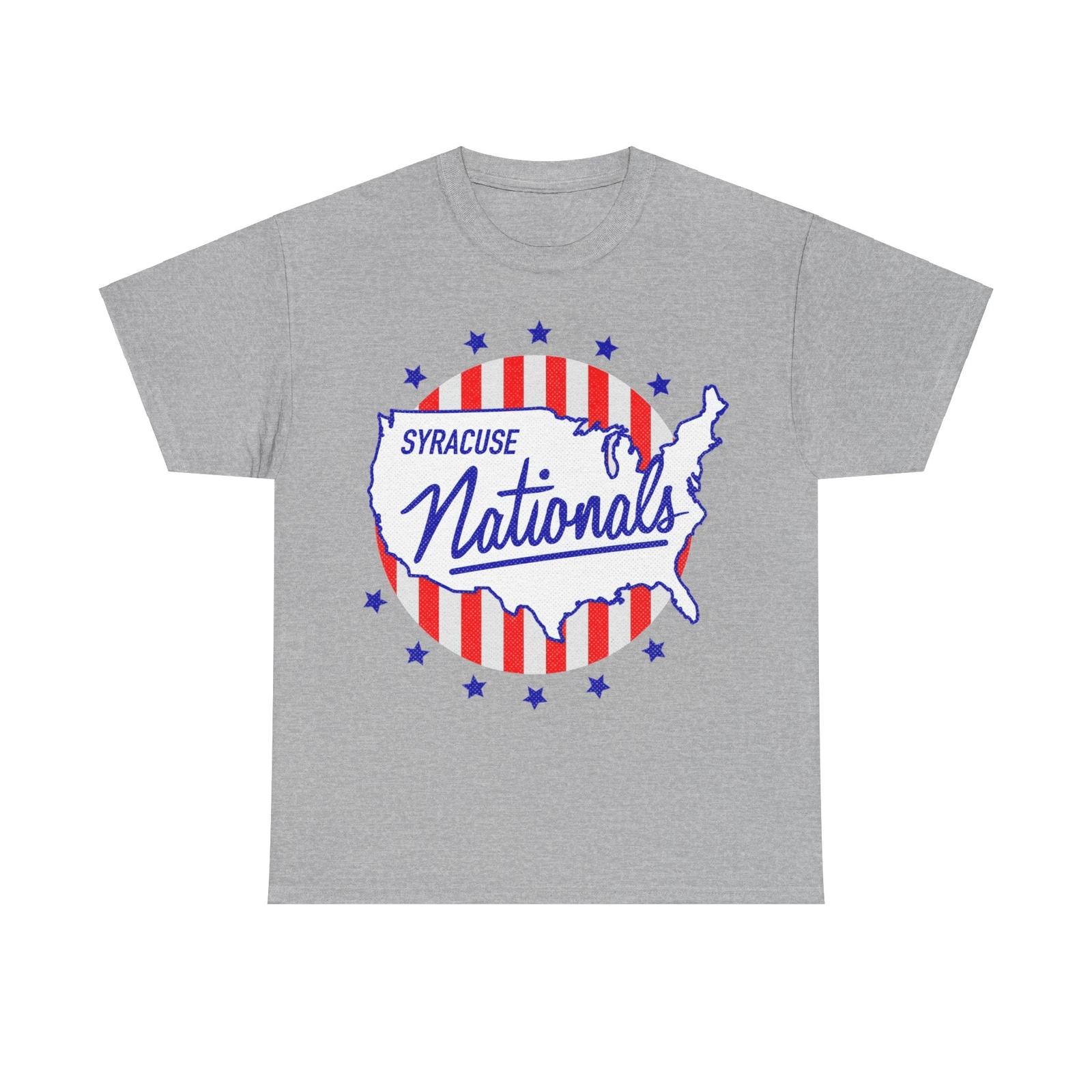 Syracuse Nationals NBL Basketball Nostalgic Retro T-shirt M