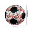 Soccer Ball Colorful Machine Stitched PVC Size 5 Team Training Competition Ready Durable High-Bounce Cool Sports Gift