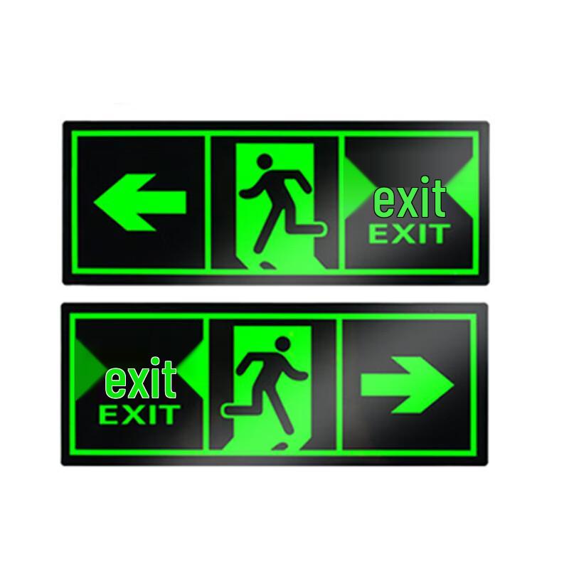Safety Exit Sign Sticker