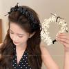 Hepburn-Style Elegant Non-Slip Headband with Frilly Edge and Teeth
