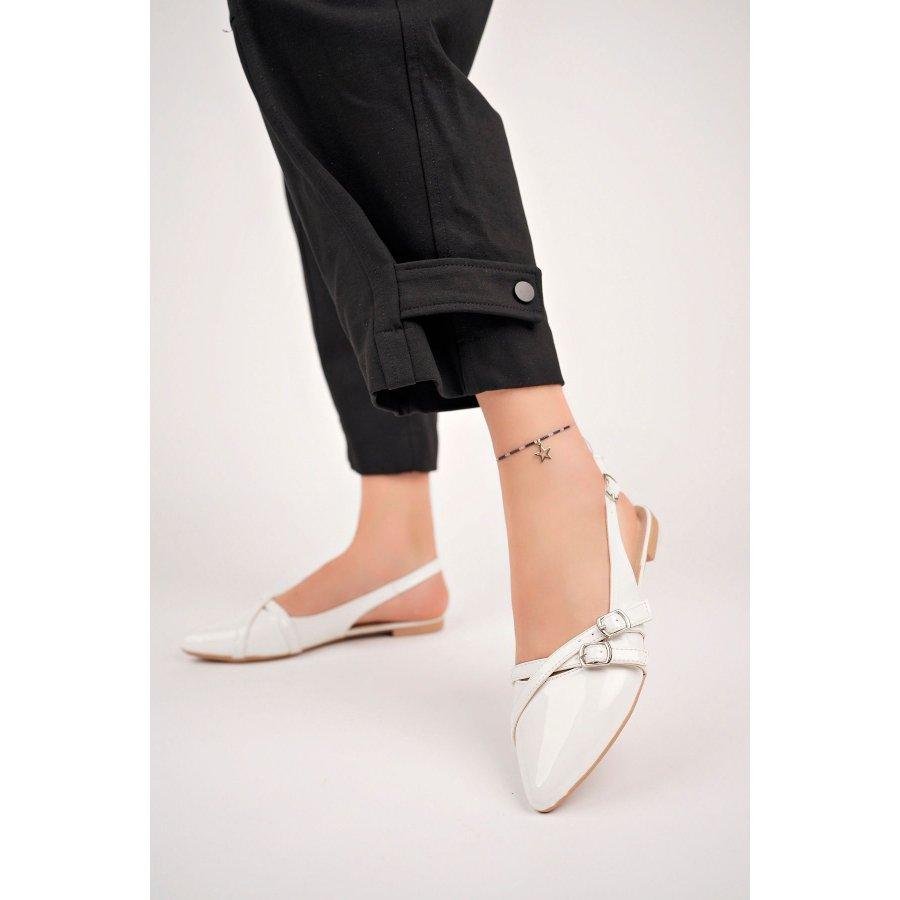 Women's Open Back Flat Shoes / Flat Sandals