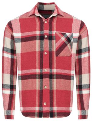 Men' Shirt - Red Checkered