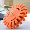 4inch Rubber Eraser Wheel with Drill Adapter Adhesive Remover Sticker Remover Remove Car Decals Vinyl & Stickers for Auto Body
