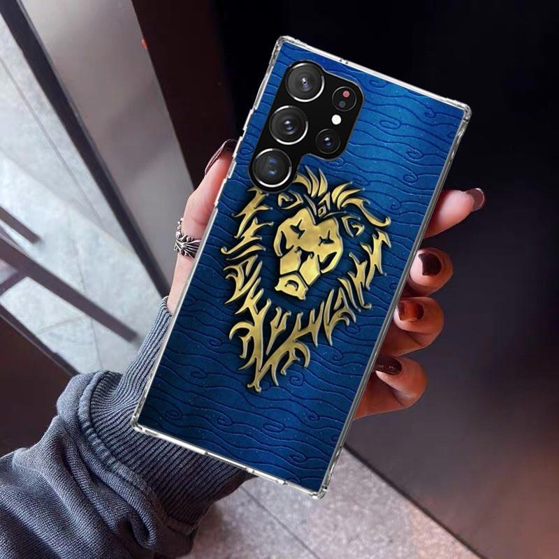 W-World Of W-Warcraft W-Wow Phone Case For Samsung Galaxy S23 S24 S25 Edge S26 Ultra S22 + S21 Plus S20 FE Cover Silicone Print