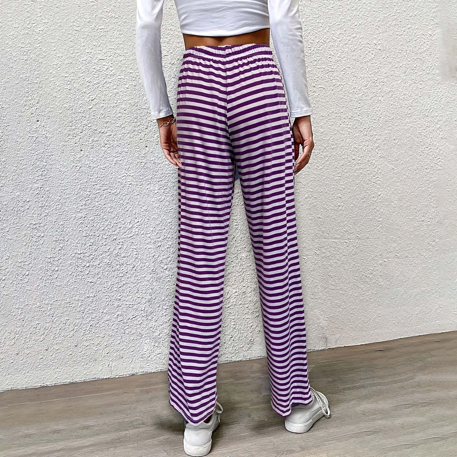 Женские повседневные брюки. Удобные повседневные эластичные широкие брюки на шнурке. — фото 5