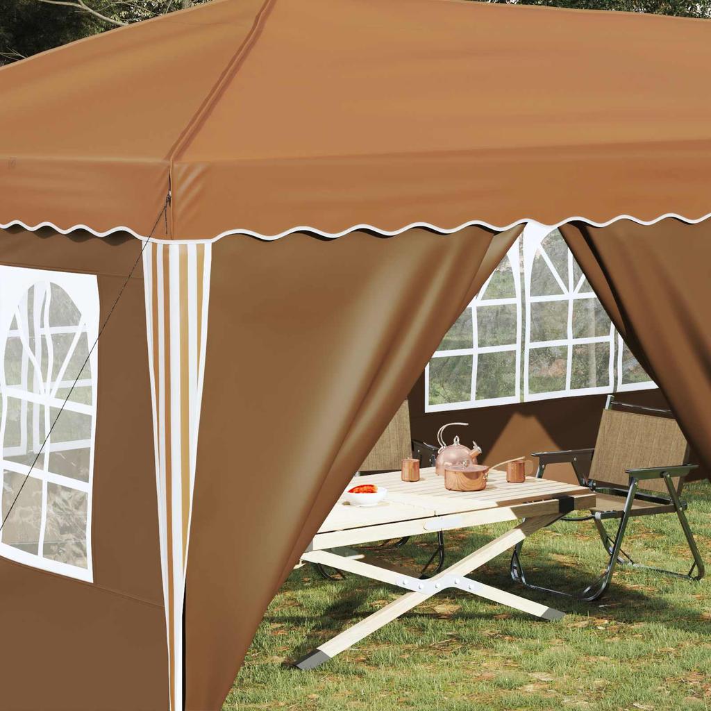 Pop Up Party Tent 575 X 288 X 245 Cm Beige