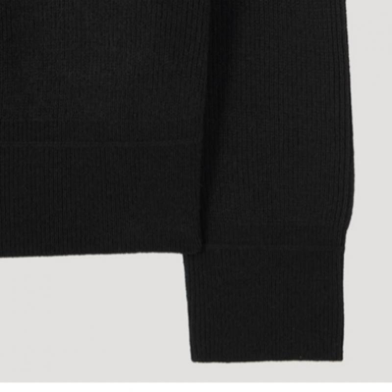  She S miSS  Raglan Sleeve Ribbed Knit SSkpop12530 Bk