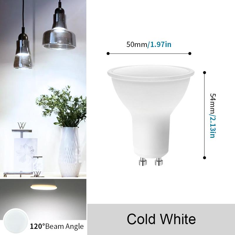 

1-10PCS LED spot light GU10 AC220V LED energy saving bulb 3W 6W 9W 12W LED Lamp Spotlight Bulb 38 Degree lampara for home 220V(175-265V)&3W&1 pc