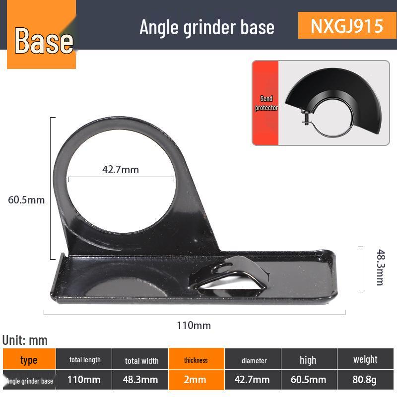 Angle Grinder Bracket & Dust Cover Conversion Tool