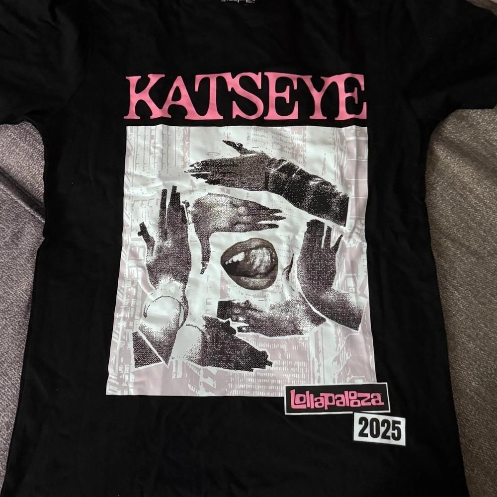 NEWKatseye Lollapalooza 2025 Exclusive TShirt Reprint Full Size S3XL Unisex T-Shirt L