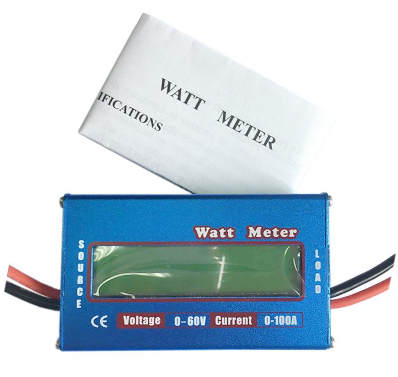 0-100A Power Meter, 50A Continuous, 0-60V Watt Meter