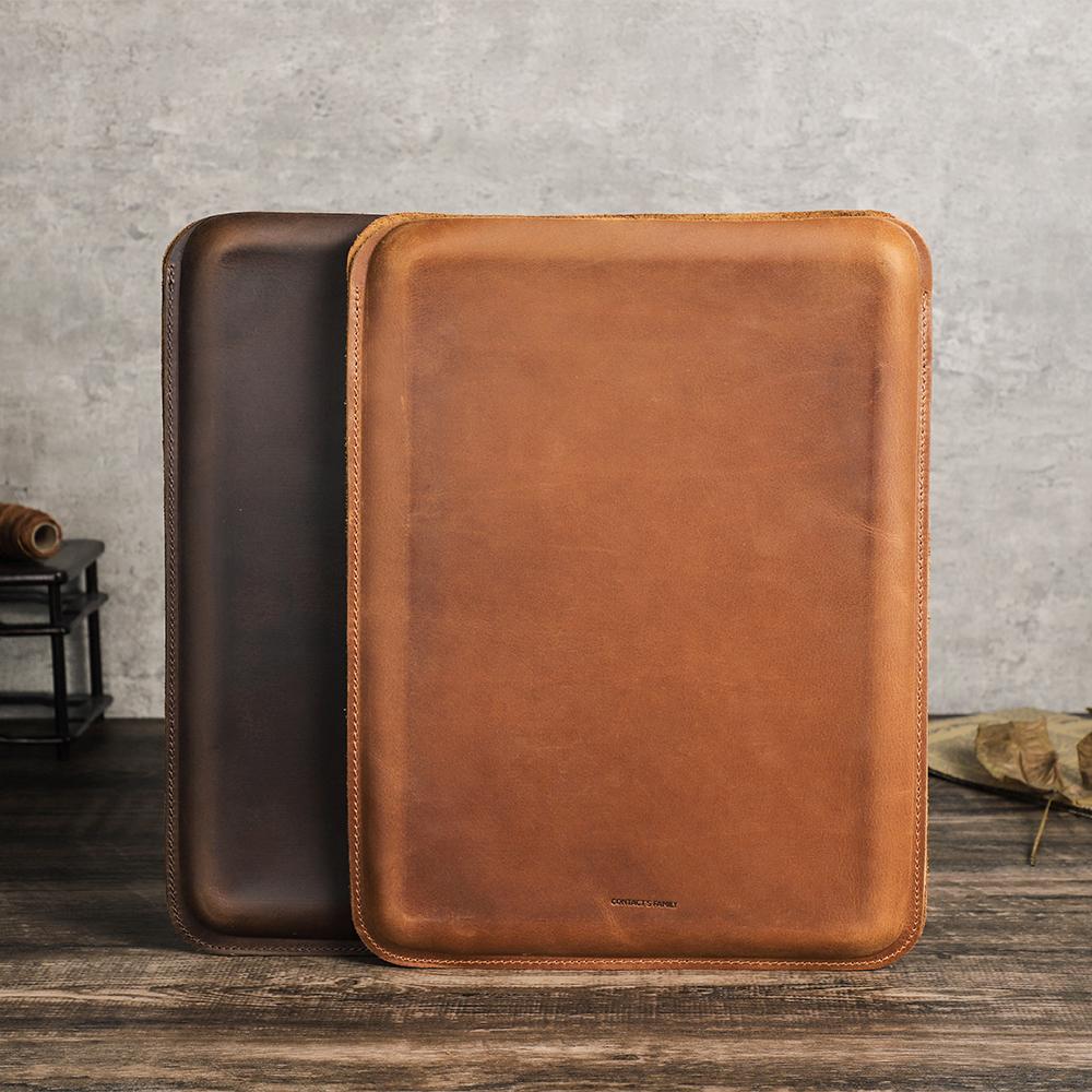 Custodia Borsa Portatile in Vera Pelle di Lusso per MacBook Air 13 M1 M2 M3 M4 Macbook Pro 14 Custodia Borsa Pro 13 pollici Pochette