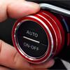 For Nissan Rogue -2025 Car Air Condition Knob Button Ring Cover Decor Pair