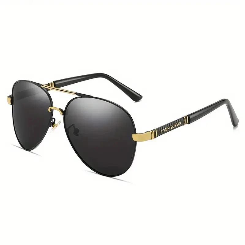 Sunglasses Men Metail Frame Quality Sun Glasses Brand Design Male Glasses Fishing Driving Goggles UV400 Gafas De Sol