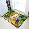 Cute S-snow W-White Carpet Bathroom Anti-slip Mat Door Mat Home Decoration Mat Entrance Door Mat Scratch-resistant Door Mat