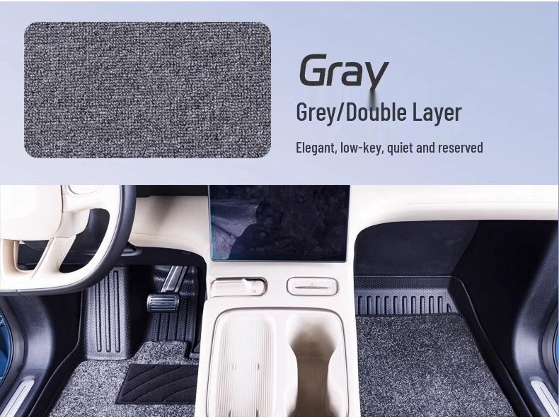 Dedicated Car Carbon Fiber Texture TPV Body Kits with 360 TPE Floor, Trunk, and Backrest Mats