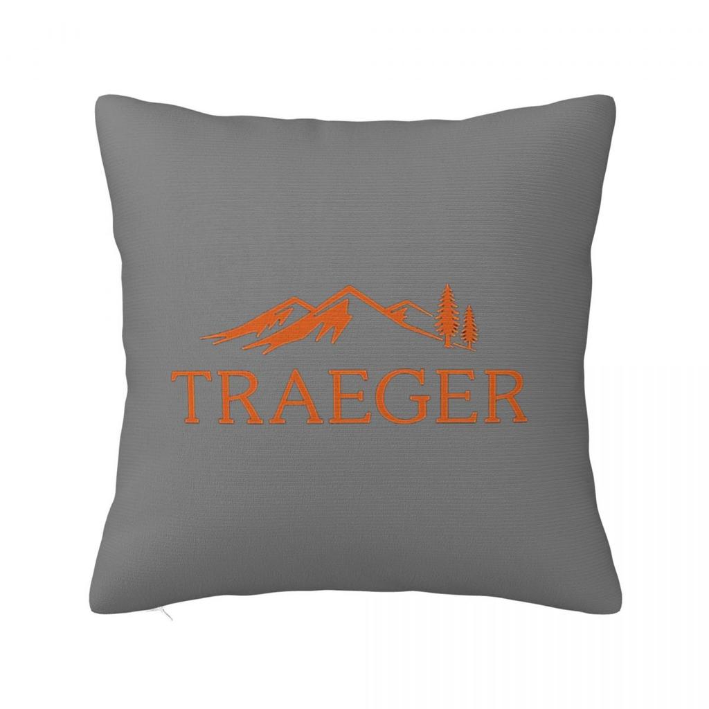 Traeger Pellet Grill Smoke BBQ Essential Square Pillowcase Cushion Cover Pillow Case Throw Pillow Cover for Home Bedroom Car